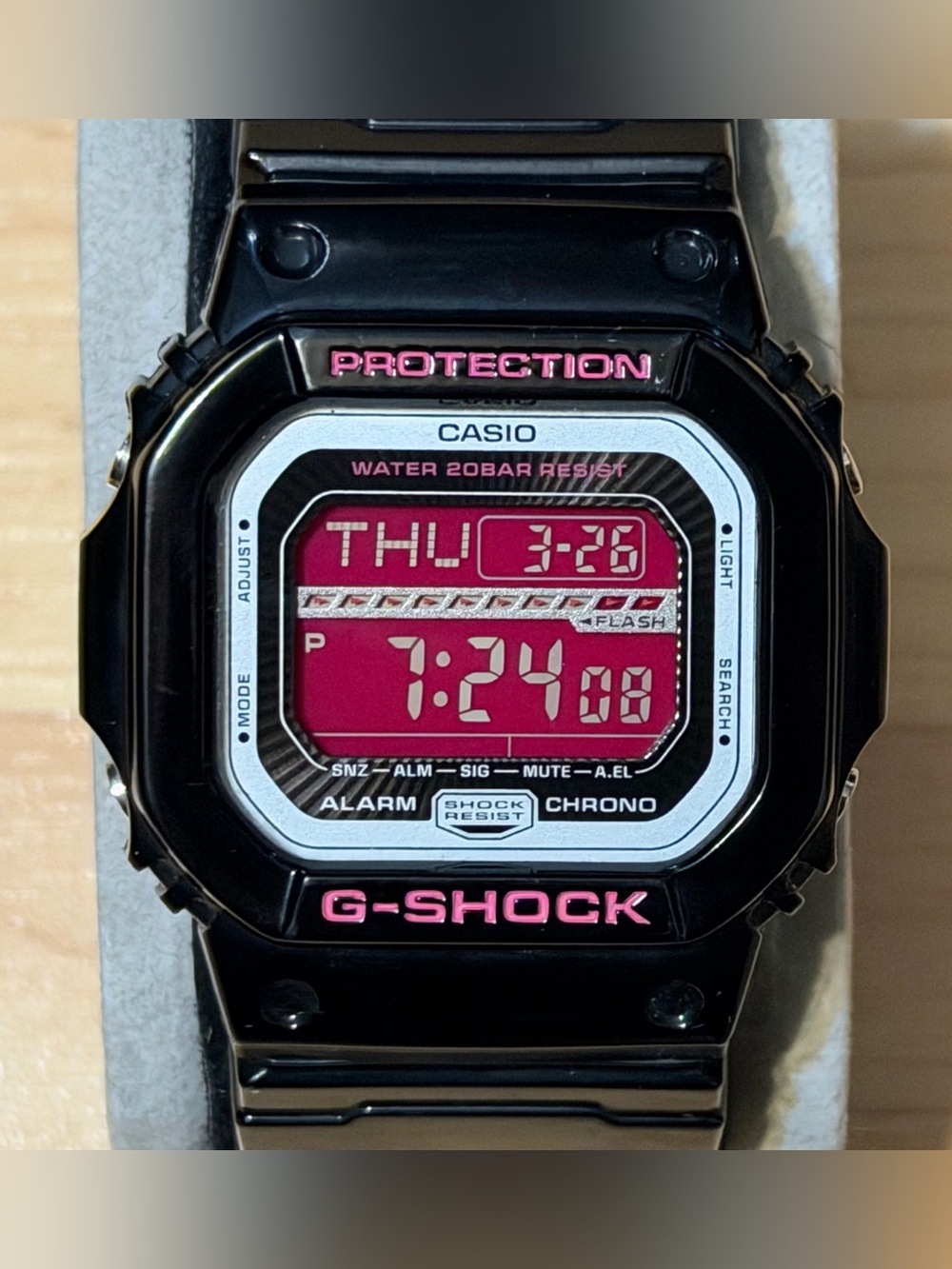 Casio G-Shock GLS-5600V-1 G-Lide Nylon Band Men’s Digital Watch GLS5600 5600